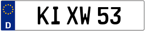Truck License Plate